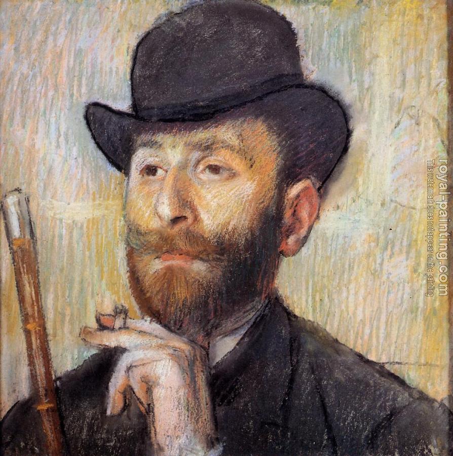 Edgar Degas : Portrait of Zacherie Zacharian